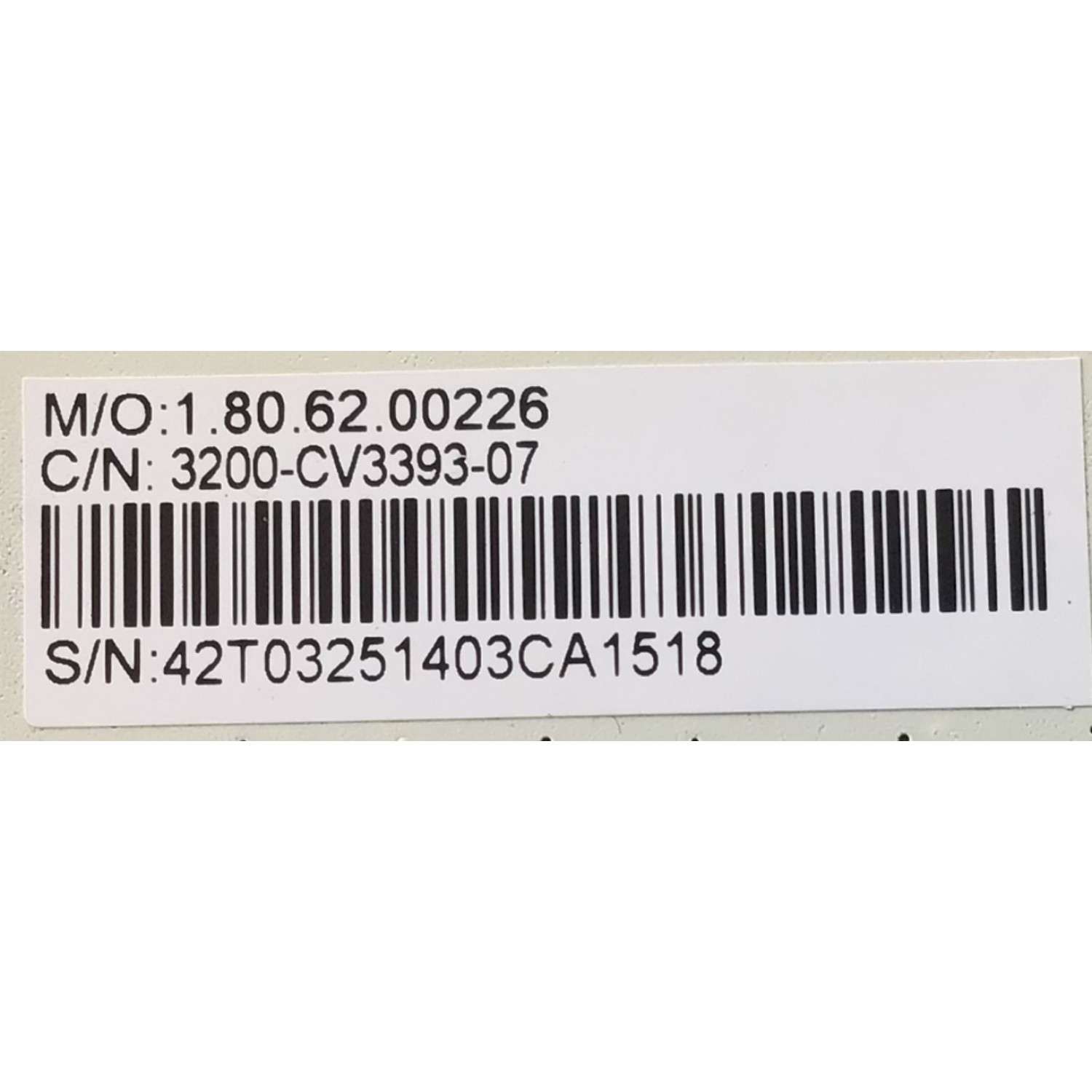 MAIN PARA TV SUPERSONIC / NUMERO DE PARTE 42T0325A / CV3393BL-D / 3200-CV3393-07 / 42T03251403CA1518 / KB-6160 / 1.80.62.00226 / MS-1E198407 - Imagen 4